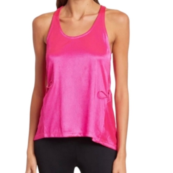 SPYDER RACERBACK ACTIVE PULLOVER PINK ATHLETIC WORKOUT TANK LARGE - Picture 1 of 3